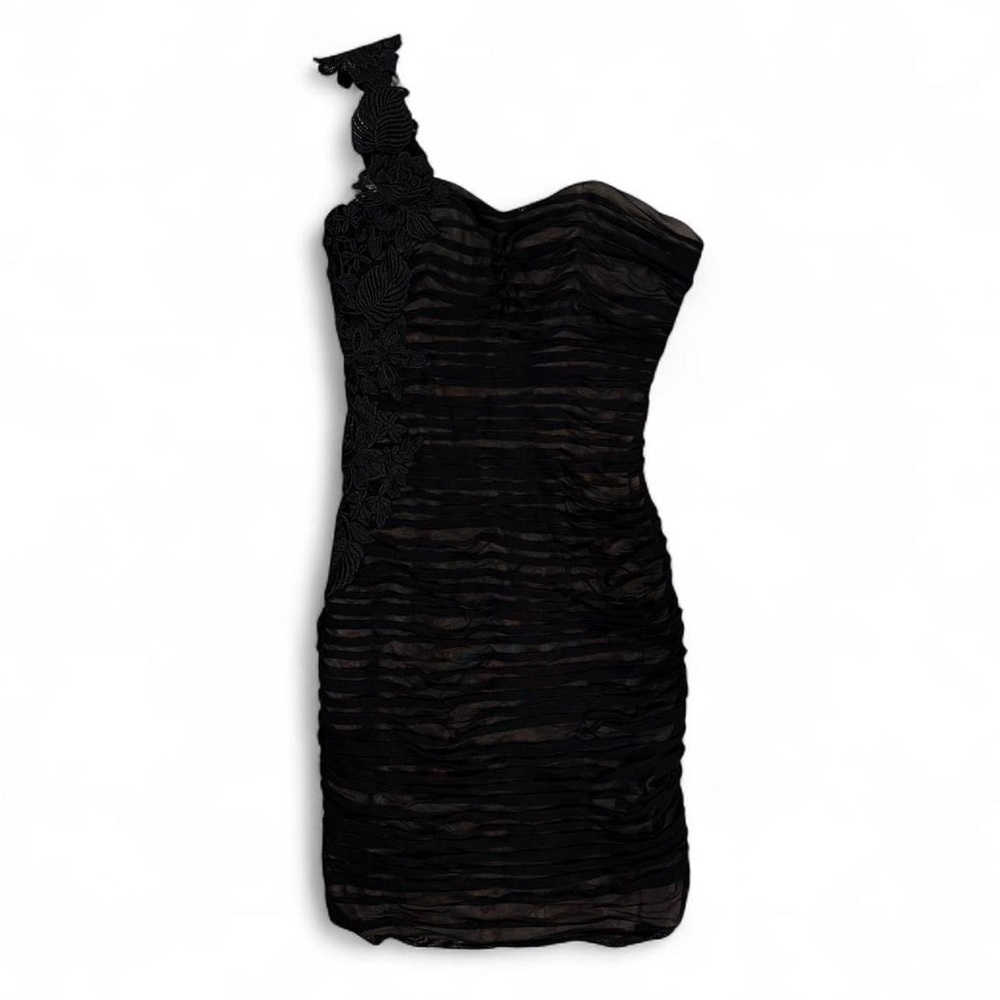 Y2K ruched one sleeve dress by La Femme